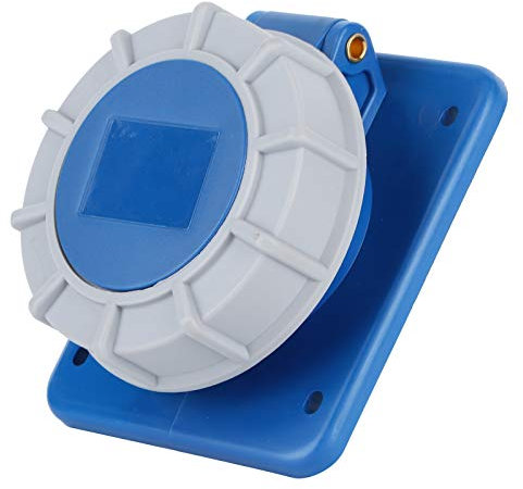 Toma de Corriente para Orilla de Barco, 16A, 220-250V, con Junta, IP67, Resistente Al Agua, para Yate, RV, Autocaravana, Caravana