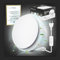 SLUELI 150mm Vortice Aspirazione Bagno con Luce, Potente Ventola Bagno con Interruttore, 60 Lumen Bassi Rumori, Installazione Facile su Finestre Soffitti Pareti, Ideale per Bagni Cucine Garage
