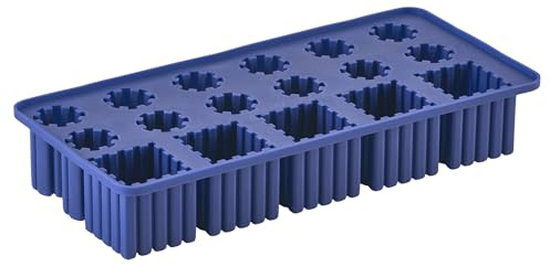 Zone Denmark Singles Eiswürfelform 22 x 11,2 x 3,9 cm Indigo Blue