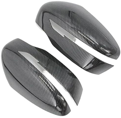 SKINII Wing Mirror Cover For Nissan For Qashqai 2014 2015 2016 2017 2018 2019 2020 Rearview Side Mirror Cover Wing Cap Rear View Case Trim Sticker Door Mirror Cover Caps