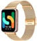 Galaxy Fit 3 Metal Replacement Bands, Metal Braided Strap Compatible with Samsung Galaxy FIT 3 SM-R390 Smartwatch,Adjustable wristband for Galaxy FIT 3 bands Women Men (Gold)