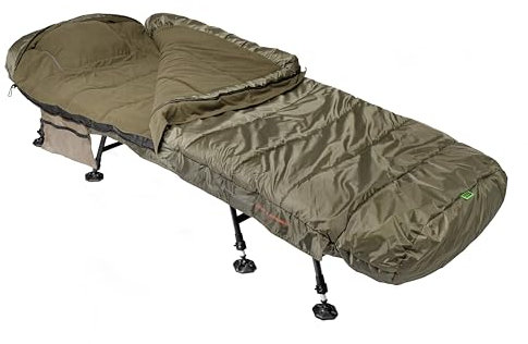 Tandem Baits Schlafsack Deckenschlafsack Mit Kissen Mit Kompressionssack Tragetasche Warm Kompakt Outdoor Camping Reisen Angeln Enforcer Plus Big Boy 4 Season