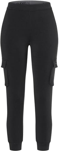 super.natural Damen City Cargo Hose, Jet black, L