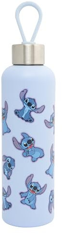 Disney Polar Gear Bouteille d'eau isotherme Lilo et Stitch pour enfants 500 ml – Cadeaux Stitch pour la rentrée scolaire – Bouteille d'eau à double paroi en acier inoxydable