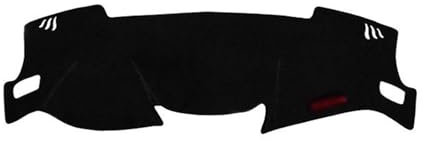 Cubierta Salpicadero Coche Alfombrillas Panel Instrumentos Cubierta Salpicadero Coche Alfombrilla Salpicadero Parasol Para Nissan Para Qashqai J11 2014-2016 2017 2018 2019 2020 Fundas Salpicadero(Blac