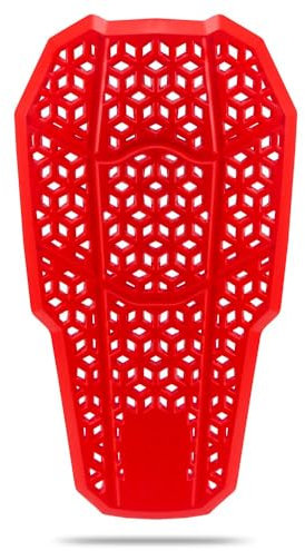 Protector de Espalda, Espaldera Rhomb Flex Series Nivel 2 CE + UK CA de Keep Tech Protection. KT253. (Rojo flúor, M)