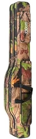Generisch Rutentasche Angeltasche Camouflage 130-150cm Rutenfutteral Angelrutentasche (Big tree130cm)
