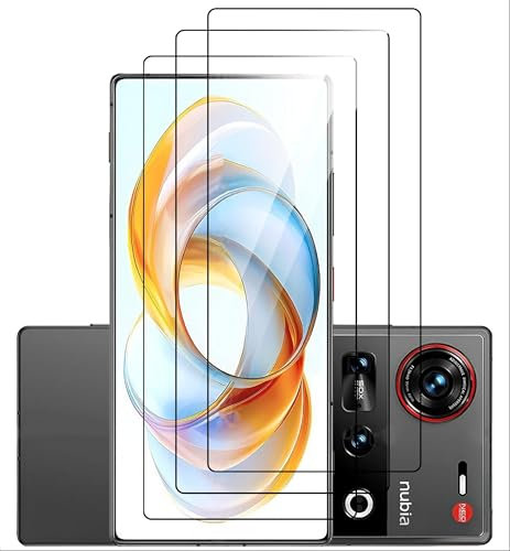 GIOPUEY [3 Pièces Verre Trempé Compatible avec Nubia Z70 Ultra/Z70S Ultra, Verre à Haute Transmittance, Résistant Aux Rayures, Protection Complète, Protection Écran pour Nubia Z70 Ultra/Z70S Ultra