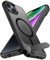 GaoBao Magnetic for iPhone 14 Case/iPhone 13 Case with Invisible Stand,Compatible with MagSafe Translucent Matte Back Men Women Slim Military Shockproof Phone Cover for iPhone 13/14 Phone Case,Black