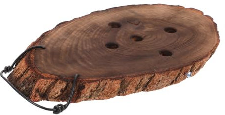 NOLITOY Pannello per Felci Staghorn Legno Fioriera da Appendere per Piante e Piante Rampicanti Design e Ufficio