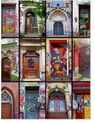 Puzzles 1000 Teile für Erwachsene，ANGEKLOPFT - TÜREN IN Bremen，Klassische Puzzle Teenager Jungen Mädchen Puzzle Lustige Familienpuzzles In Premium-Qualität Zum Geburtstag（50x70cm）-AB61