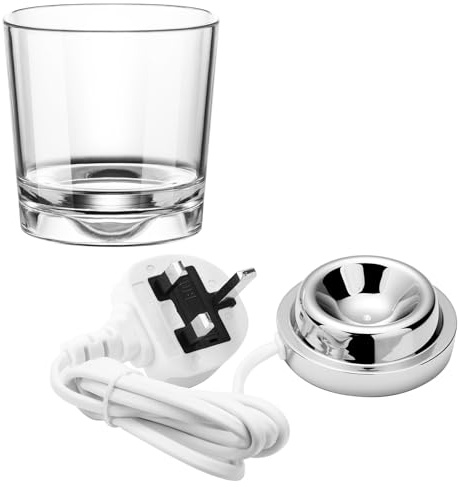 BCMCZCDC Replacement Charger Acrylic Cup for Philips Sonicare Diamondclean Toothbrush, Compatible Sonic Care CBA1001 Charger Base,for All HX99xx Series HX9901 HX9903 HX9924 HX9954 HX9957 HX9984