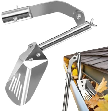 Gutter Cleaning Tools Lightweight Rustproof Stainless Steel Debris Removal