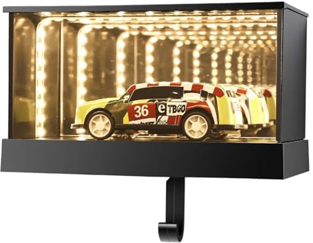 Autoschlüsselanhänger für Wand | Garagenhalterung – mit LED-Ring für Eingänge, Flure und Büros | Dieser Organizer ist geeignet für Häuser, Wohnungen, Häuser, Küchen, Vesti