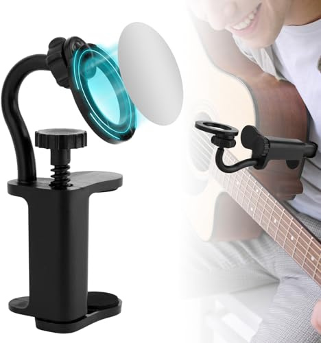 Goktvai Gitarren Handyhalterung, Verstellbare Magnetische Handyhalterung für Gitarren mit 360°-Drehfunktion Geeignet für Videoaufnahmen im Unterricht und Live-Streaming