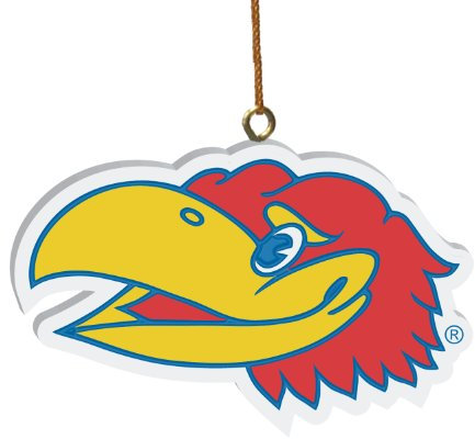 NCAA Kansas Jayhawks 3D-Logo Ornament