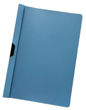 25 Cliphefter DIN A4 / Klemmhefter/Bewerbungsmappe/Farbe: hellblau