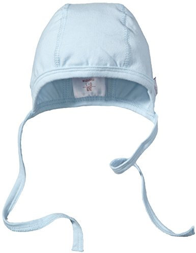 Sterntaler Häubchen für Jungen mit Bindeband, Alter: ab 0 Monate, Größe: 33, Blau