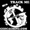 Geocaching Autoaufkleber SCHWARZ trackbar WORLD, Cacher GPS Autoaufkleber auch trackbar erhältlich