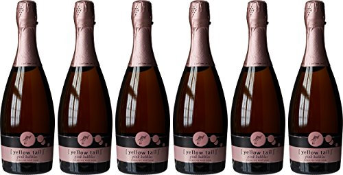 [yellow tail] Rosé Bubbles Sparkling Rosé Wine, 75 cl (Case of 6)
