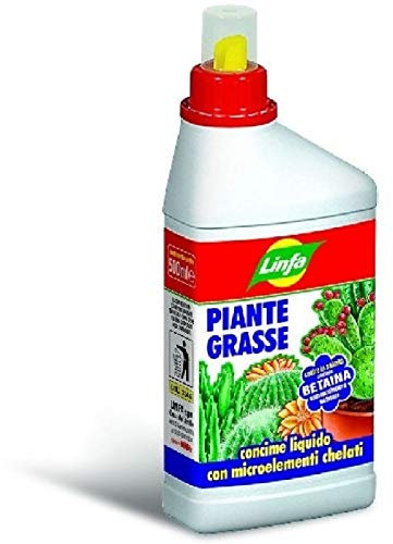 CONCIME LIQUIDO PER PIANTE GRASSE CACTACEE E SUCCULENTE IN CONFEZIONE DA 500 ML