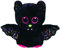 TY Bat 37153 Dart-Fledermaus, 24cm, mit Glitzeraugen, Beanie Boo's, Halloween Limitiert, Mehrfarbig