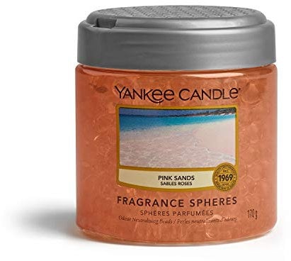 Yankee Candle Fragrance Spheres Air Freshener, Up to 30 Days of Fragrance, Pink Sands, 7.4 cm x 8 cm