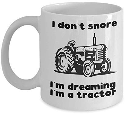 Tractor coffee mug funny farmer gifts for men, Rancher old vintage antique john deere novelty farm cup stuff for Dad Brother Men Grandpa Uncle