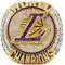 2020 NBA Lakers Championship Ring Basketball James 9-13 Größe Fan Souvenirs Nachbildung Bewegung Ring abnehmbar mit Holzbox Geburtstagsgeschenk, 11