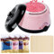 Chauffe Cire Épilation Professionnelle - Appareil Chauffe Cire Kit d'épilation à la Cire Maison avec 400g de Fèves de Cire et 20 Bâtons d'épilation, pour Hommes et Femmes, Visage, Jambes, Bras, Bikini