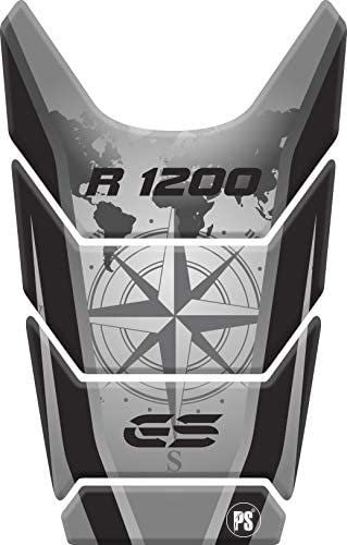 Paraserbatoio.it PARASERBATOIO RESINATO ADESIVO EFFETTO 3D, PER MOTO COMPATIBILE CON BMW R1200 GS 2008-2012, R 1200