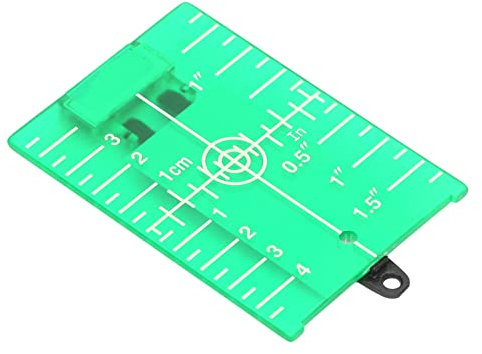 Placa de Objetivo Láser Magnética, Soporte Para Nivel Láser Verde Y Rojo, Placa Magnética Ajustable Para Suelo con Fijación Segura, Accesorio Para Herramientas de Medición Láser (Verde)