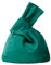 Muka Bolso de Mano Bolsos de Fiesta con Nudo de Terciopelo Estilo Japonés Bolsa Verde de Noche para Mujer Puedes Usar en Boda