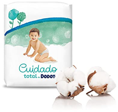 Dodot Cuidado Total Pañales Talla 4, 40 Pañales, Suave Protección De La Piel, Con Materiales De Origen Vegetal