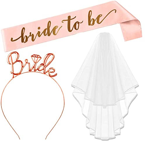 Despedida de Soltera Accesorios, Velo Novia Despedida Bandas Despedida Soltera Novia Bride to be Sash