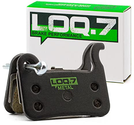 LOQ.7 Fahrrad Bremsbeläge semi-metallisch kompatibel mit Shimano Alfine, Deore, Hone, LX, Saint, SLX XT, XTR