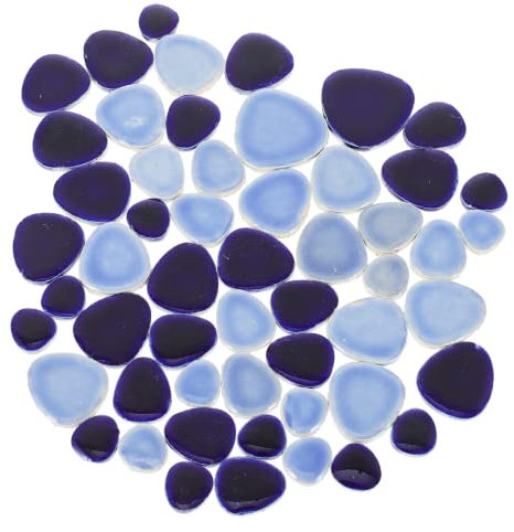 COHEALI 1 Keramisches Mosaik Basteln Mit Mosaikfliesen Unregelmäßig Gebrochene Fliesen Mosaik Zum Basteln Unregelmäßiges Mosaik Dekorative Kieselsteine Dekorativer Ziegel Keramik