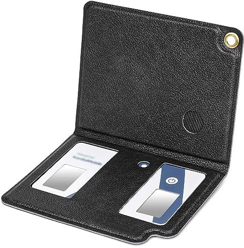MGZNMTY Portable Hard Travel Case for AliveCor Kardia Mobile Card Heart Rate Monitor/Kardiamobile Card Personal EKG Monitor Devices (Case Only)(Black)