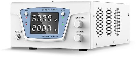 Fuentes de alimentación de CC programables Fuente de alimentación de laboratorio estabilizada de CC Ajustable 60V 10A Fuente de alimentación de laboratorio de conmutación regulada de alta potencia 60V