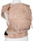 Hoppediz Hop-Tye Advanced - 4-in-1 Babytrage für Neugeborene ab Geburt - Halfbuckle Tragehilfe mit Tuchträgern - mitwachsend bis 20 kg - Design Giverny mit Leinen - LIMITIERT
