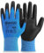 KAYGO Arbeitshandschuhe für Herren Damen 12 Paar, PU beschichtet Schutzhandschuhe, antirutsch Grip an Handflächen und Fingern, Geeignet für allgemeine Arbeit Lager DIY, KG11P (Blau, XL, Gr 10)