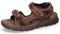 camel active Herren Trekkingsandale aus echtem Leder Cognac, menswear-41