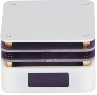 Mini Heating Station, Organic LED Display Electronic Hot Plate Preheating Station, USB Type C Interface, Temperature Control, Portable Electric Soldering Hot Plate for Lab