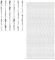 Acrylic Beaded Door Curtain Hanging FLy Screen Summer Blind (Silver Beaded Door Curtain)