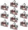 VENO 10 Pack Extra Large Moving Bags,Clothes Storage Bags with Clear Window for Blankets Bedding,Waterproof Underbed Storage Packing Boxes,Laundry Bags Organiser (Clear,10 Pack)