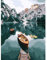 AIRDEA Lake Mountain Paint by Numbers for Adults, Boat Painting by Numbers for Adults, DIY Acrylic Pigment Drawing Paintwork Arts and Crafts Painting Kit for Home Wall Decor 12x16 inch (No Frame)