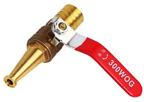Ugello per tubo flessibile ad alta pressione in ottone resistente ugelli per tubo dell'acqua adatto per tubi standard da giardino ugello spruzzatore da giardino
