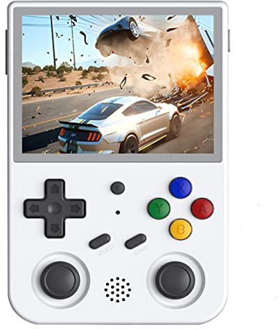 LEAOXHEY Consola de Juegos portátil RG353V con 15 000 Juegos, miniconsola de Juegos portátil de 3,5 Pulgadas y 64 GB, Compatible con WiFi 5G, Bluetooth, Pantalla táctil, Interfaz HDMI, Juego Arcade