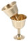 MAGICLULU Lot de 2 Verres à Vin en Cuivre de Capacité pour Barman Tasses en Métal pour Fournitures de Fête 2 Pièces X 2