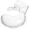 Mozzoom Kitchen Aid Splash Guard for TM31 TM5 Ergonomic Food Processor Spatula 270mm with Safety Collar Dishwasher Safe in (Dark Grey)